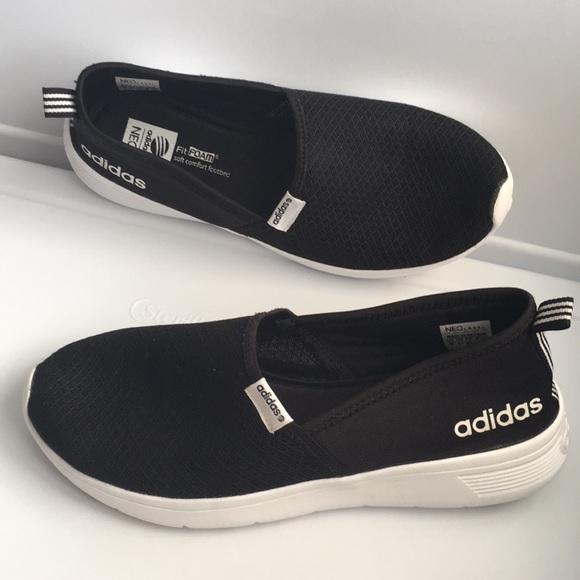 Adidas Neo label knitted loafers slip ons